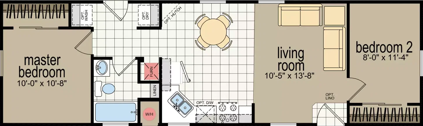 Champion homes cm6482b floor plan home features