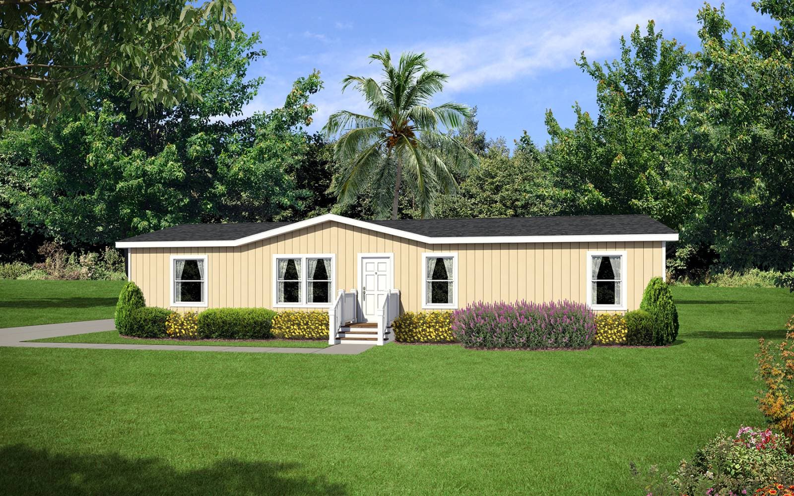 Cm-3563f hero, elevation, and exterior home features