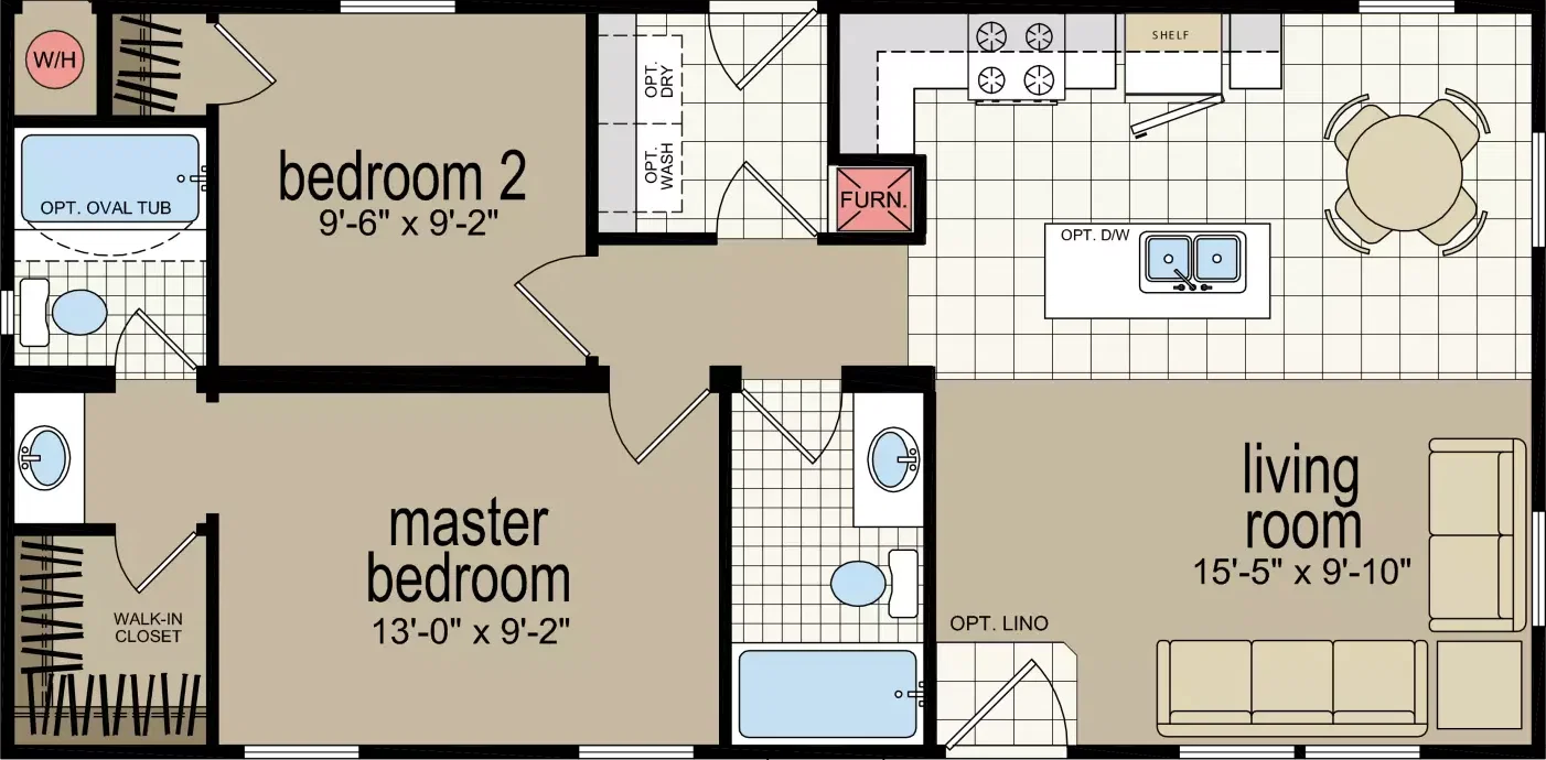 Champion homes cm8402d floor plan home features